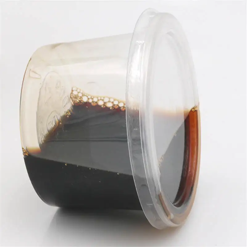 

10pcs/set Disposable Plastic Bowl Transparent With Lid Yogur Sushi Sauce Vinegar Cup Storage 150ml Home Outdoor