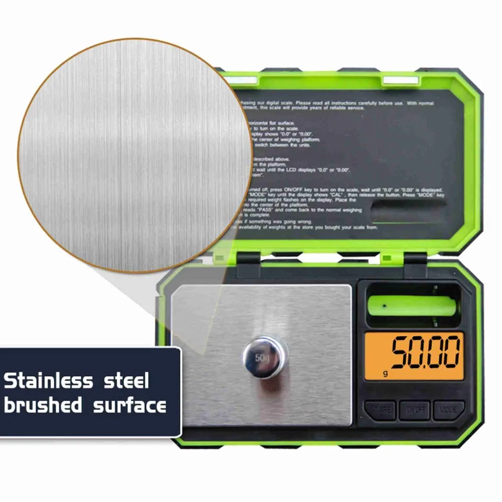  200g x 0.01g Mini Precision Digital Scales for Gold Sterling Silver Jewelry 0.01 Balance Weight Ele - 32921404530