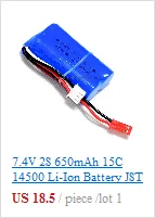 7,4 V 2S 1500mAh 15C литий-ионный аккумулятор SM-3P разъем для радиоуправляемой модели багги автомобиль грузовик Truggy катер