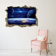 3D Universe Wall Stickers