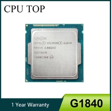 Intel celeron g1840 2.8 ghz 2 m cache processador cpu de núcleo duplo sr1vk sr1rr lga1150 bandeja