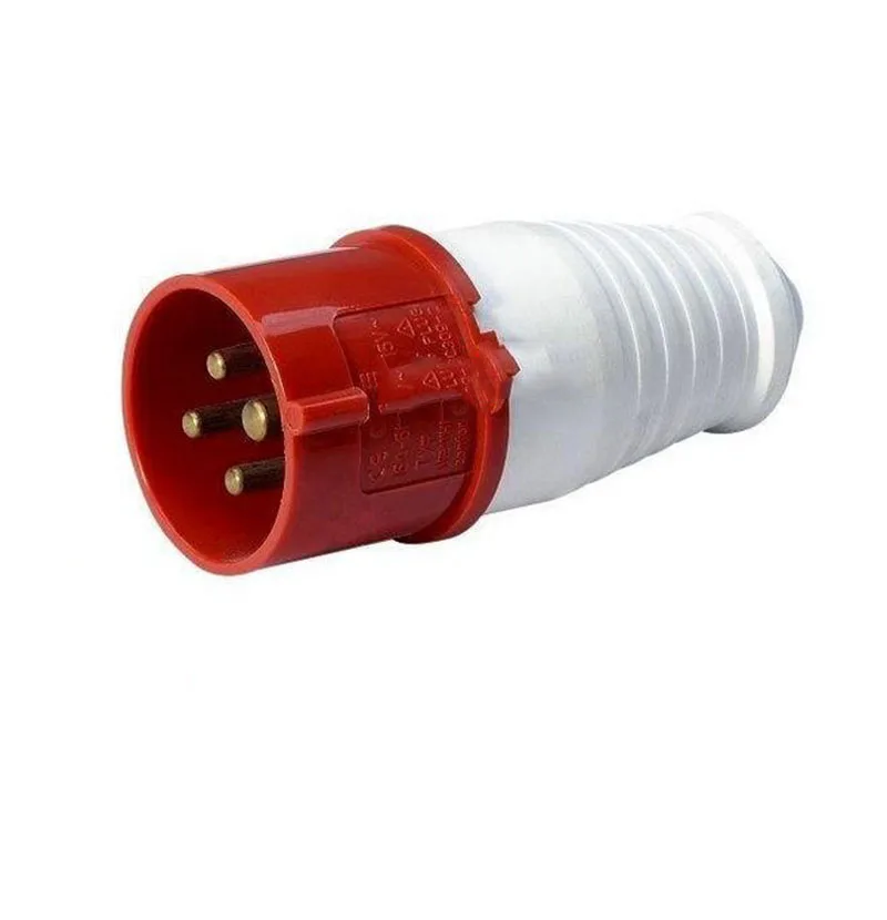 Industrial 4pin plug Aviation male Electricity Plug Connector 16A 380V
