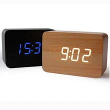 New design Antique office Electronic digital Temperature Sounds Control LED display alarm clock Classic vintage desktop