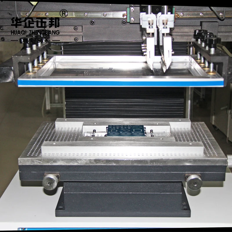  Smt Semi Automatische Lotpaste Schablone Drucker/SMT LED Produktion Linie PCB Schablone Siebdruck D