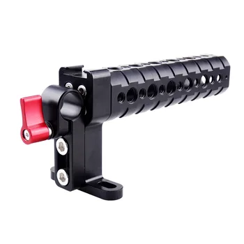 

MAGICRIG Top Cheese Non-slip Handle Grip with Cold Shoe Base and 15mm Rod Clamp for DSLR Camera Cage Stabilizer Handle