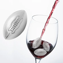 VFGTERTE 1 шт. формочки для льда в форме футбольного мяча охладители для вина из нержавеющей стали охладители льда кубик красного вина камень для охлаждения виски охлаждающее приспособление