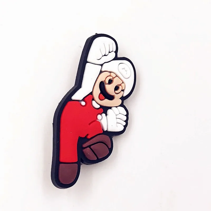 1 шт. Super mario bros гриб характер ПВХ кнопку Pinbacks контакты значки Броши Badge Сумки Одежда Аксессуары подарок детям