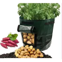 LanLan дышащий увлажняющий растительный мешок для выращивания овощей, цветочный горшок для томатного картофеля