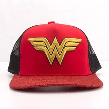 Супер Герой Чудо женская шляпа аниме Лига Справедливости Супер леди досуг бейсбольные шляпы хип хоп кепка подростка летний Стиль Солнцезащитные очки