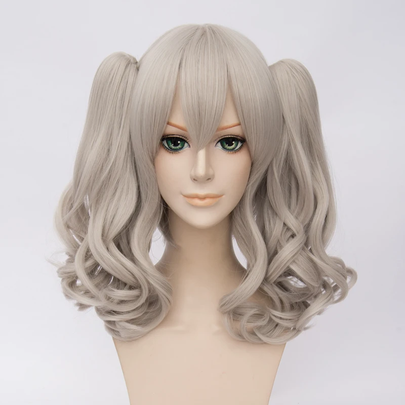 Японский парик для косплея из аниме Kantai Collection Касима с волнистыми хвостиками| |
