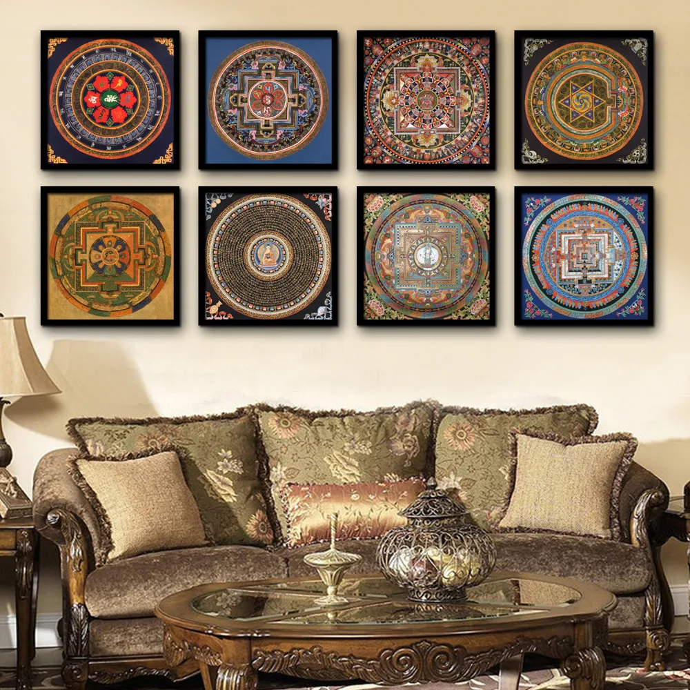 Online kopen wholesale gratis canvas schilderen patronen uit china ... Woonkamer deco Middellandse