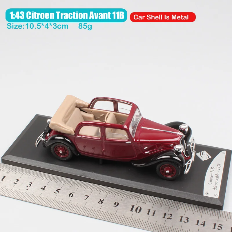 1:43 Масштаб MAJORETTE классический винтажный Citroen тяги Avant 11B развязка 1938 трансформер вагон литая под давлением модель автомобиля игрушка