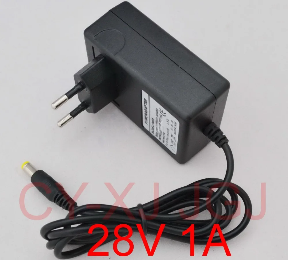 50PCS 28V 1A AC 100V-240V Converter Adapter DC 1000mA Power Supply EU Plug 5.5mm x 2.1-2.5mm | Обустройство дома
