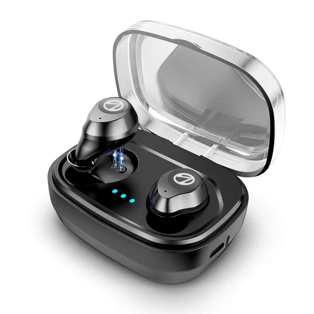

TWS True Wireless Bluetooth Headphone Touch Control IPX7 Waterproof HIFI Stereo Handsfree Wireless Earphones with Charging case