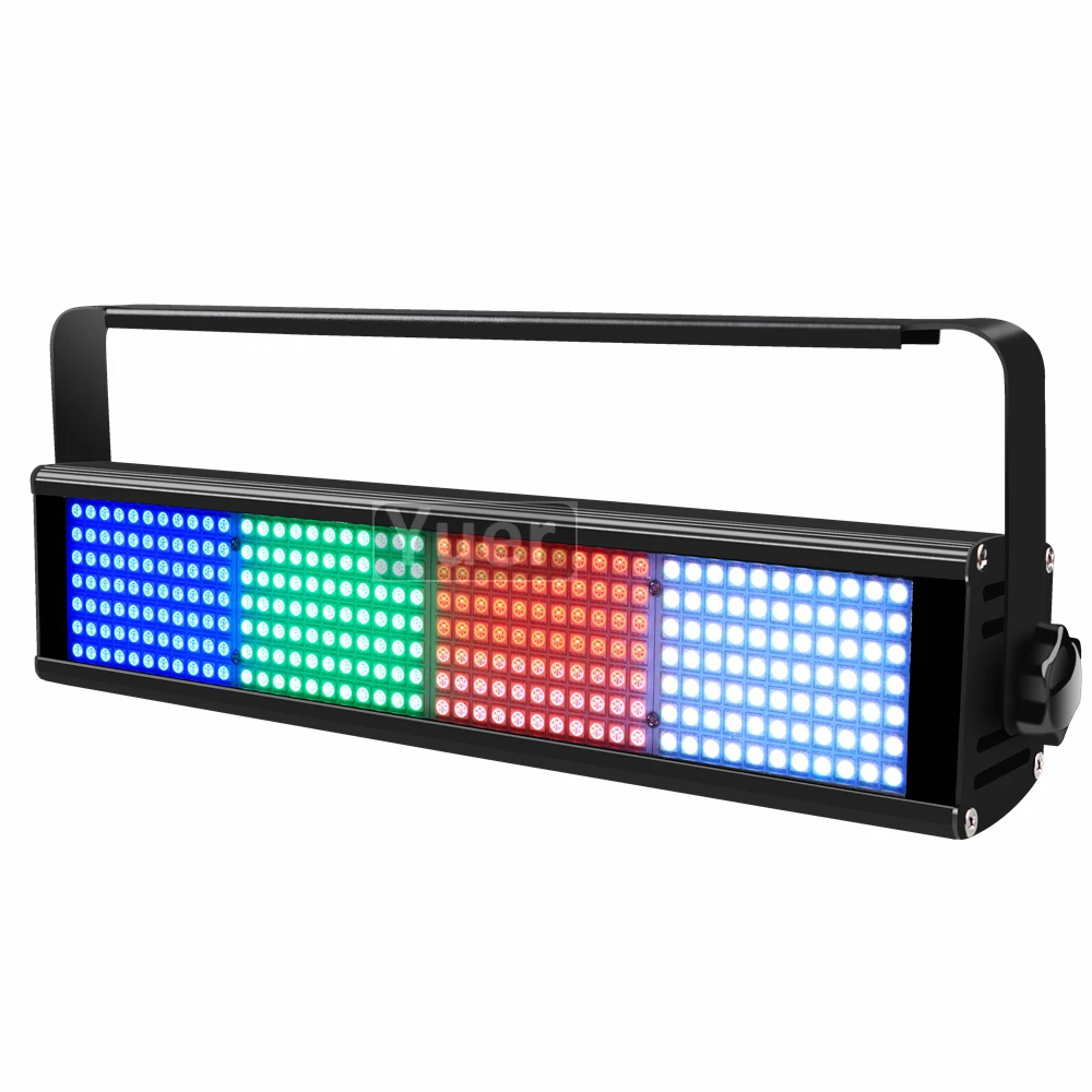 Светодиодный сценический стробоскоп RGB 3 в 1 10 шт./лот 308 шт. DMX512 8/11/каналов