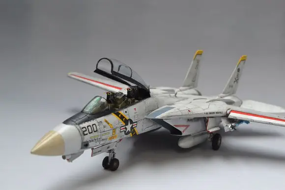 HASEGAWA 1/72 масштабная военная модель игрушки 00544 F-14A Tomcat Atlantic Fleet DIY модель истребителя игрушка для коллекции, подарок, для детей