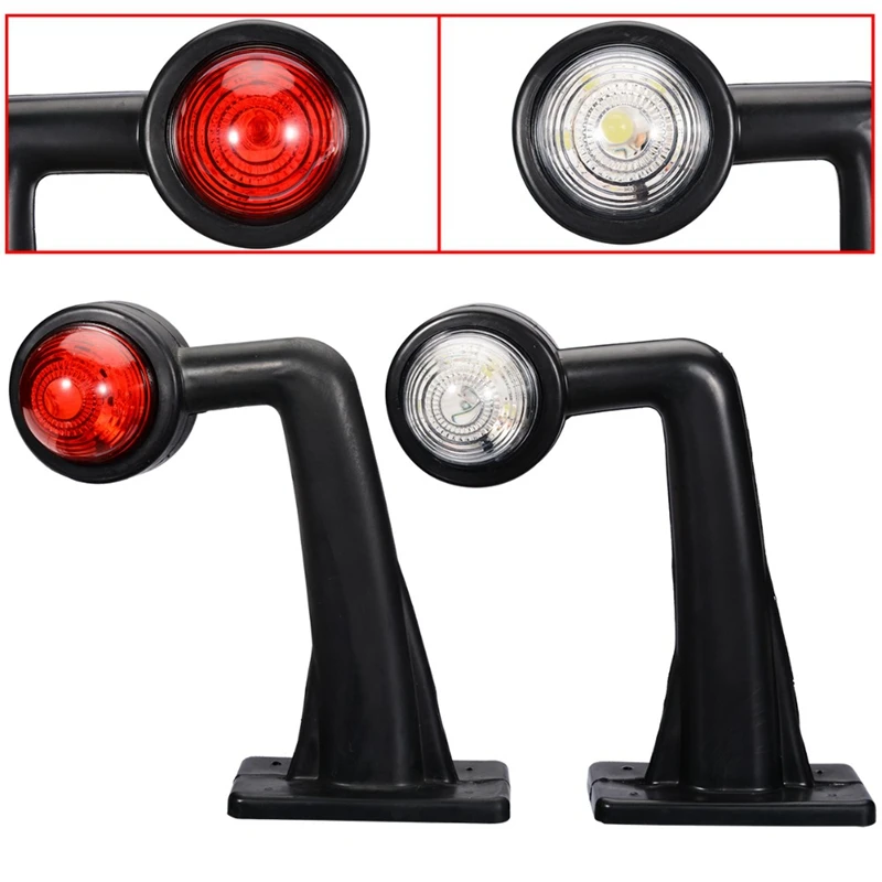 1 пара грузовик с прицепом каравана 12V/24V Led двойной боковой габаритный фонарь