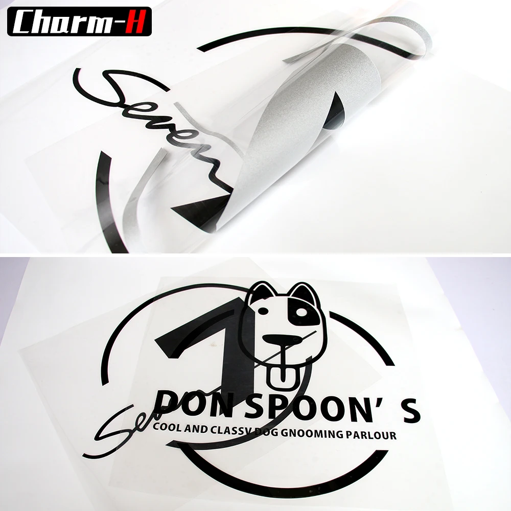 40CM Creative Vinyl Door Side Decal Stickers bulldog Seven 37 Graphic for Mini Cooper S One Countryman R50 R52 R53 R56 f55 f60