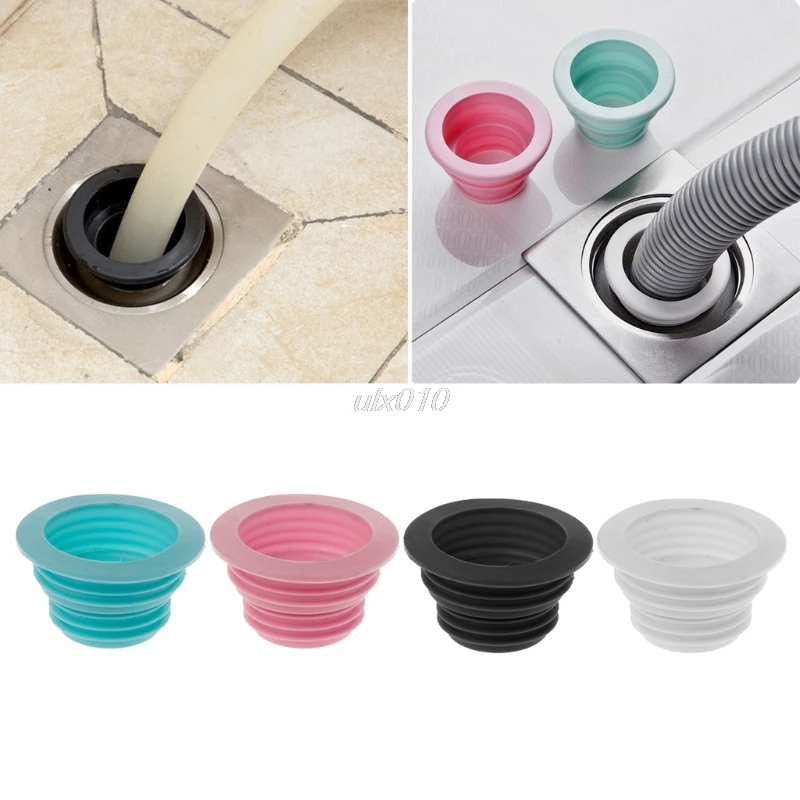 

Silicone Pipe Seal Plug Ring Sewer Floor Drainer Wash Machine Pipe Connector Drop ship