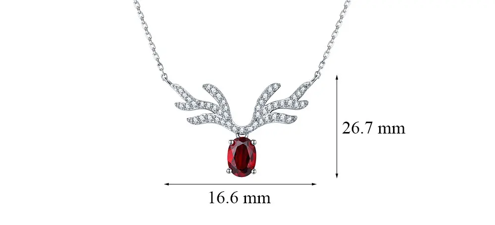 silver garnet necklace CANL00380SB-1 (8)