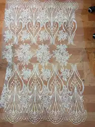 Кружевная ткань с вышивкой в виде сердца для невесты