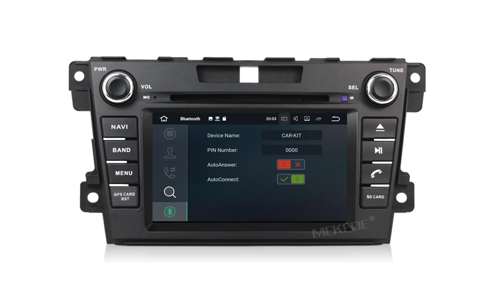 Cheap RK3188 Quad core android8.1 car dvd player headrest for Mazda CX7 CX-7 CX 7 2006-2012 car gps navigation audio video WIFI BT 14
