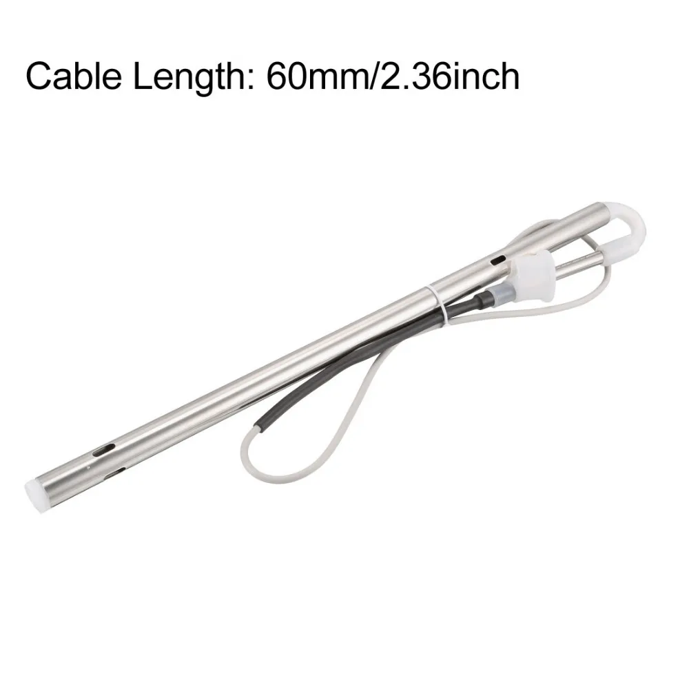 Uxcell Water Probe Temperature Level Sensor for Solar Energy Water Heater Controller Stainless Steel Side/Top Mounting 2/4 Cores