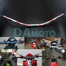 Мотоцикл Мотокросс алюминий 1 1/" 28 мм руль управления для мотоциклов Ручка Бар жир бар трубки велосипед ямы Байк KTM CRF YZF KLX РМЗ