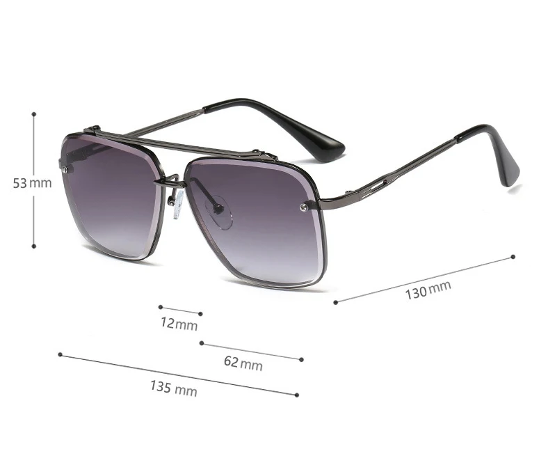 LVVKEE горячие модные роскошные классические Mach шесть стиль градиентные солнцезащитные очки для мужчин винтажные брендовые дизайнерские солнцезащитные очки Oculos De Sol