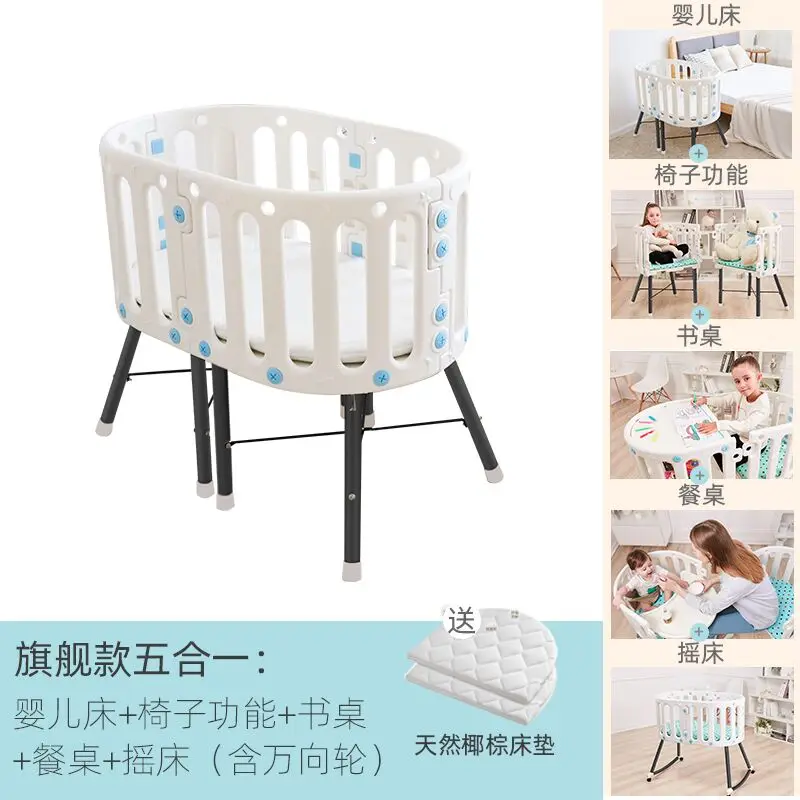 stitch & cradle 2 in 1 natural foam crib mattress