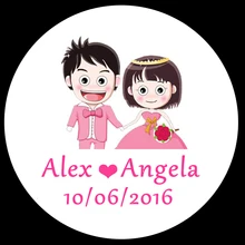 100 шт Вечерние сувенирные этикетки персонализированные свадебные наклейки на заказ наклейки в виде конфет Свадьба Помолвка юбилей Boda Pegatina