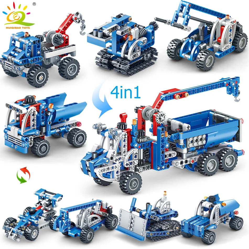 448.43руб. 51% СКИДКА|Инженерный подъемный Автопогрузчик кран строительные блоки совместимый технический грузовик кирпич город строительные игрушки для детей-in Блоки from Игрушки и хобби on AliExpress 