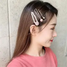 3 шт./компл. высокие сапоги в стиле ретро, с отделкой жемчугом, металлом, заколка для волос Для женщин девичьи заколки-пряжки заколка для прически аксессуары инструменты для ухода за красотой