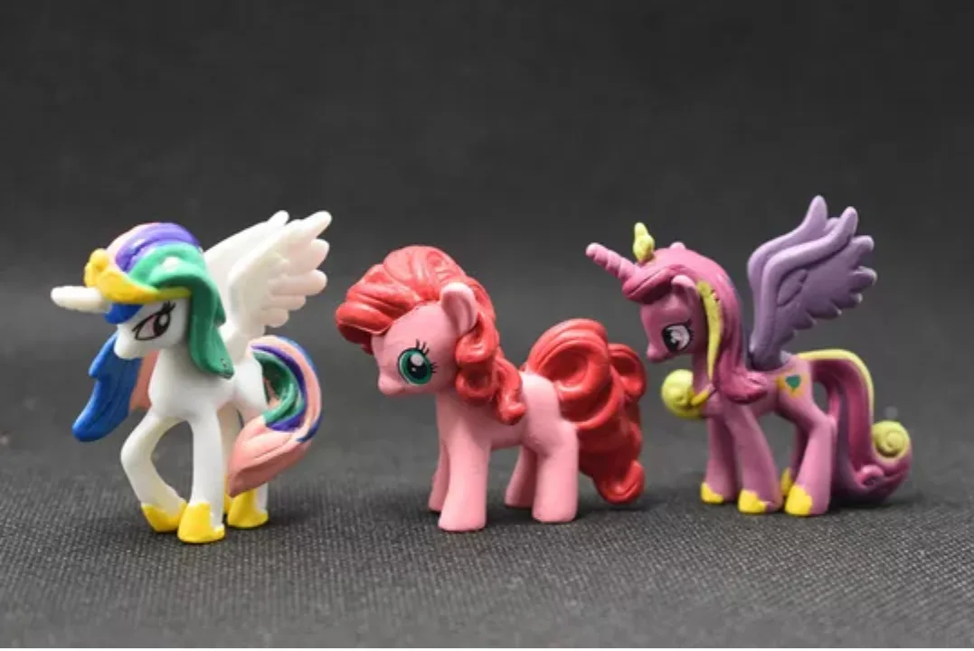 14cm My Little Pony Toys Friendship is Magic Pop Pinkie Pie Rainbow Unicorn  Pony PVC Action