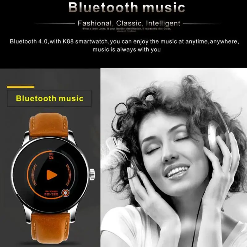 

SmartWatch K88H Bluetooth Reloj Intelligence 1.22 IPS Heart Rate/Sleep/Sports Monitoring Smart Watch For Android/IOS SmartPhones
