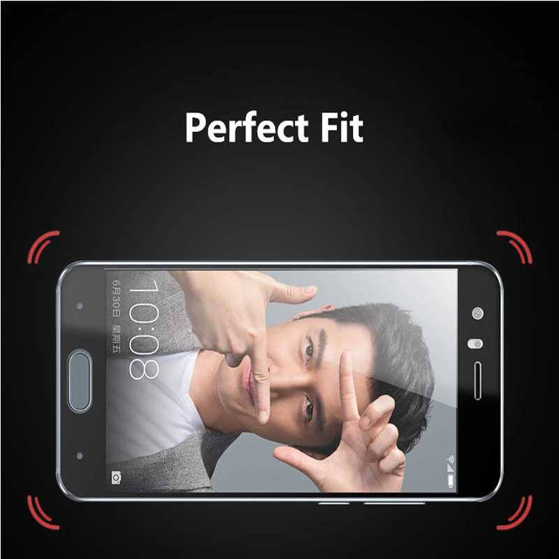 Nicotd для Huawei honor 9 Закаленное стекло Защитная пленка 9H полное покрытие синий 3D