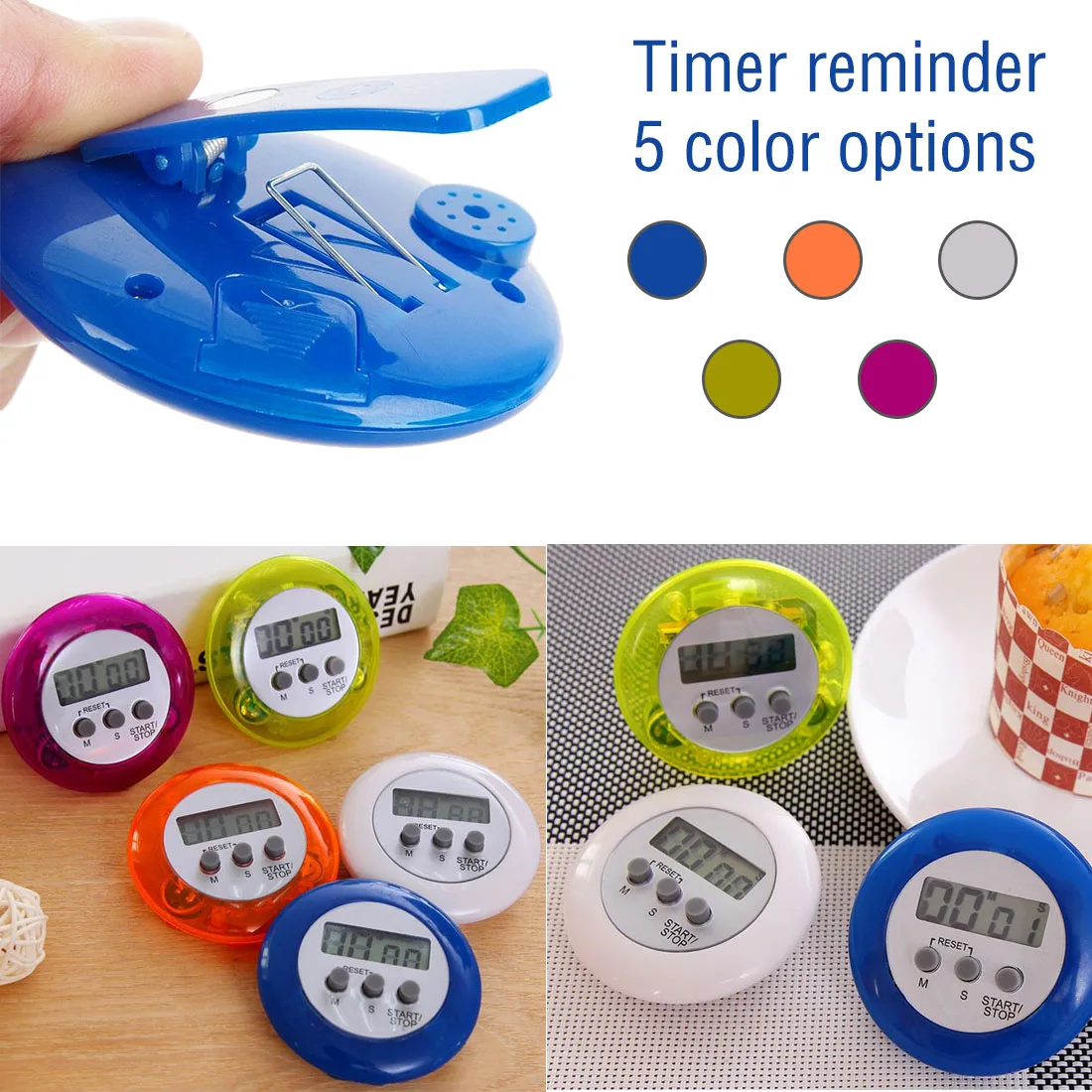 

Digital Magnetic Mini LCD Stopwatch Timer Kitchen Racing Alarm Clock Stop Watch Function Timer Kitchen Tools