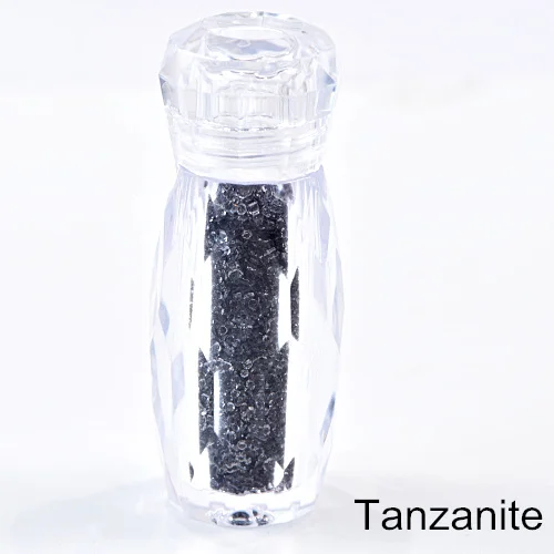 25 цветов 1,1 мм микро алмазное стекло для дизайна ногтей Клей для страз на супер маленькие камни для украшения ногтей B1209 - Цвет: Tanzanite