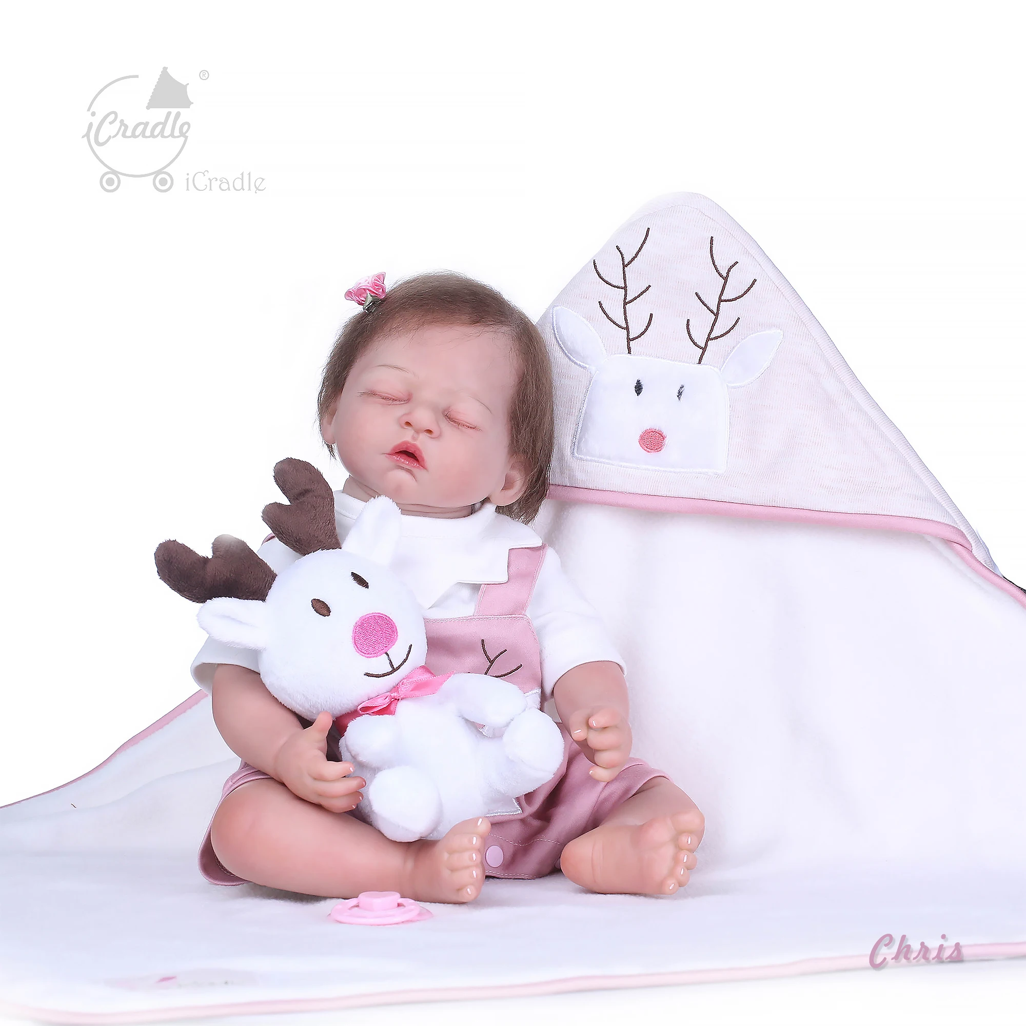 50 см Силиконовая Кукла reborn настоящая кукла Bebe alive игрушки для детей подарок бутик