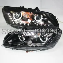 

For VW Passat B7 LED Head Lamp Angel Eyes with DRL 2011-2012 TLZV2