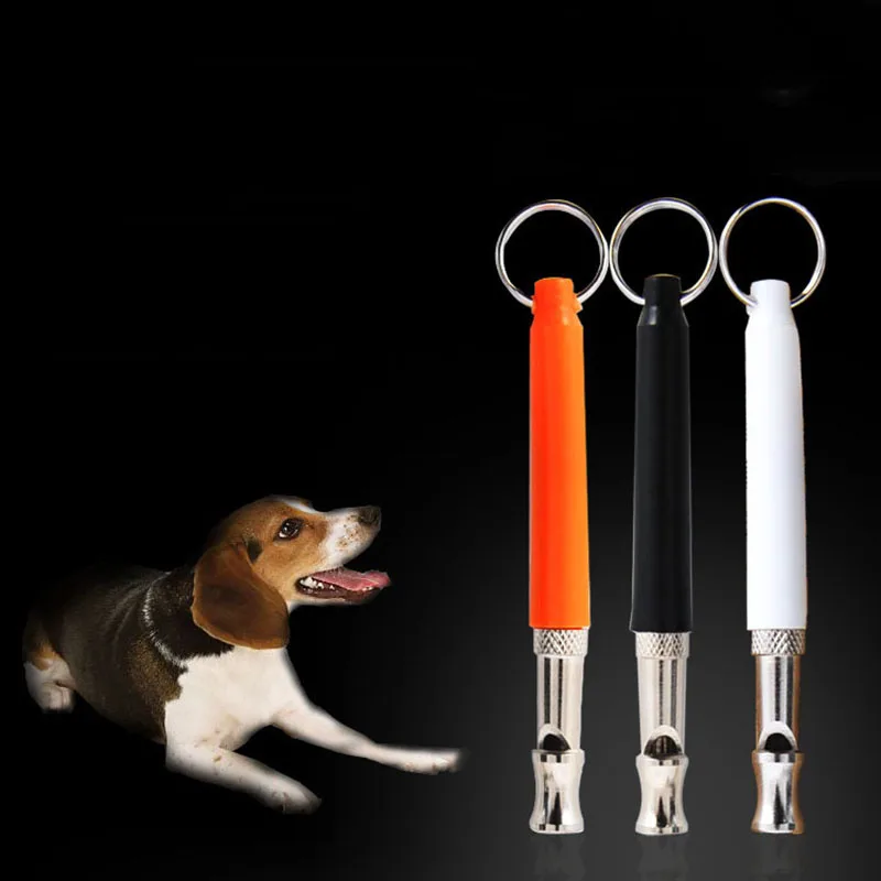 

8 Colors Dog Whistle to Training Dog Ultrasonic Bark Control Adjustable Pitch Obedience Dog Training Whistles with One Lanyard