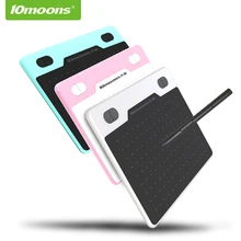 Tablet gráfico 10moons 6-Polegada, ultraleve, caneta de assinatura, tablet, desenho, compatível com dispositivo android, venda imperdível