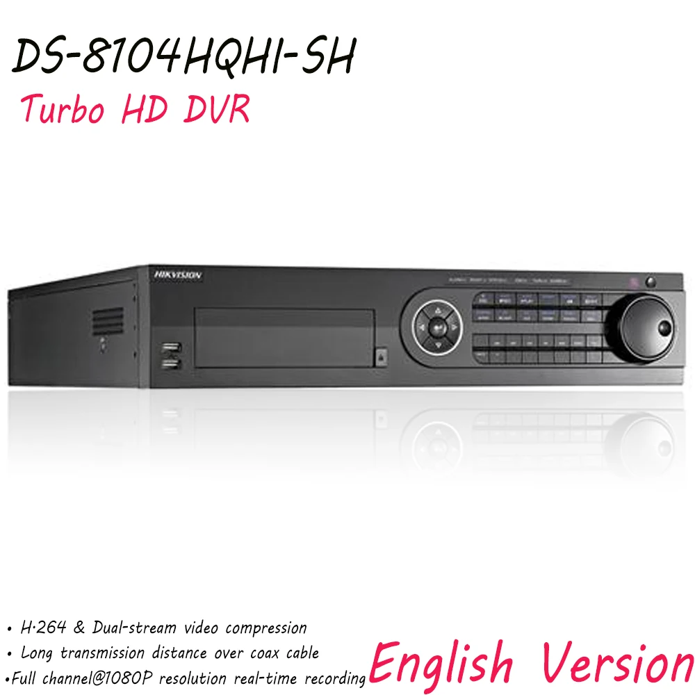 Hikvision ds-8104hqhi-sh английская версия Turbo HD DVR H.264 1080 P Разрешение в реальном времени