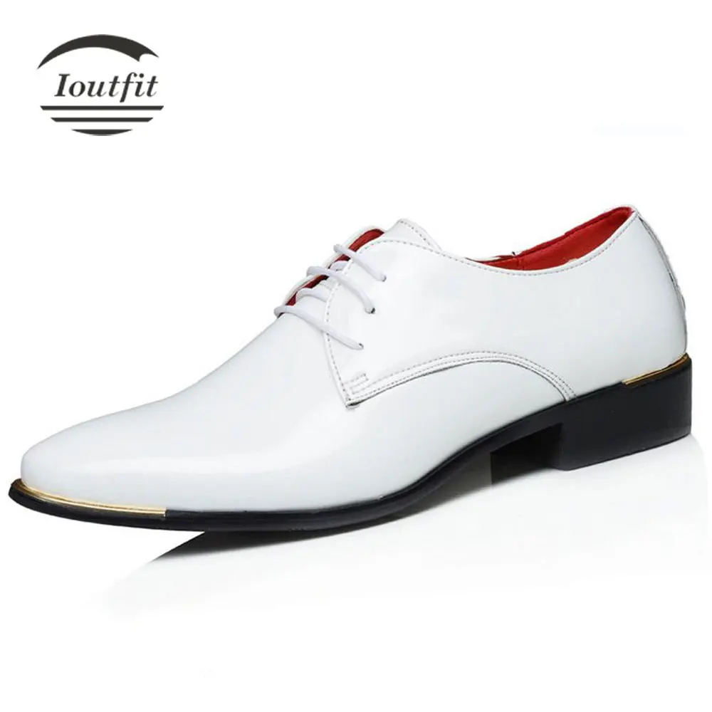 Online Buy Wholesale mens white leather dress shoes from China mens
