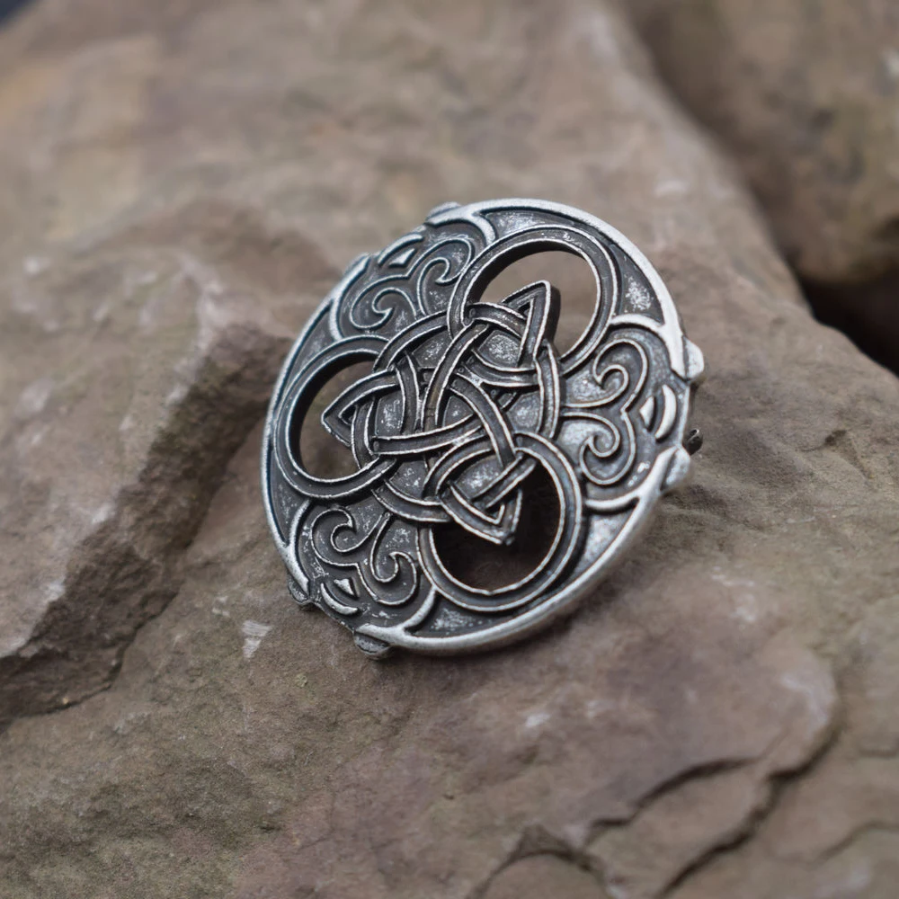 Buy 12pcs SanLan Round celts Knot Brooch Viking Brooch