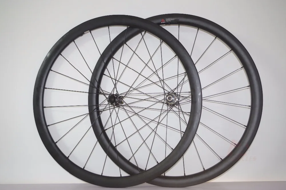 Sale 1303g Lightest 700C 38mm Asymmetric Carbon Bike Wheel set Tubeless Clincher Road Disc Cyclocross CX Bicycle Wheels 24H 28H XDR 1