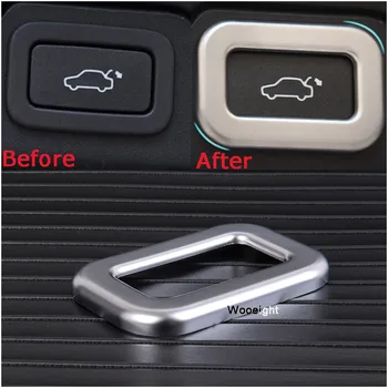 

Wooeight For Land Rover Range Rover Discovery Sport Evoque Car Rear Tail Trunk Door Button Knob Switch Frame Cover Trim Chrome