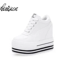 Женские ботинки увеличивают рост стильные осенние ботинки для студентов Zapatos Mujer Zapatillas Deportivas