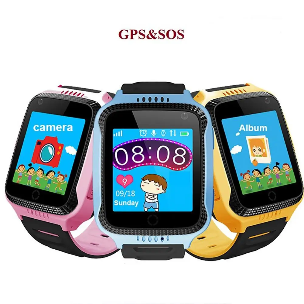 Популярные SOS Вызов фонарик камера безопасности дети Смарт наручные часы Смарт-часы детские