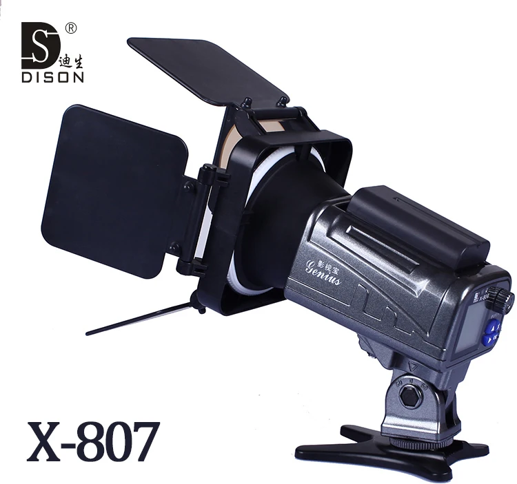 

3 pcs 2015 arrival Yidoblo X-807 Studio Strobe Flash Light 200W 42GN outdoor top camera wireless remote flash light for Nikon